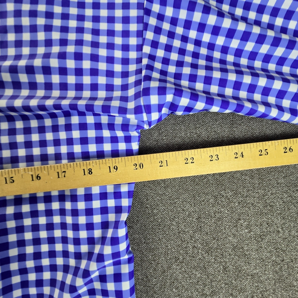 Jude Connally Shift Dress M Blue White Gingham Iris Florence Jude Cloth - Picture 9 of 9